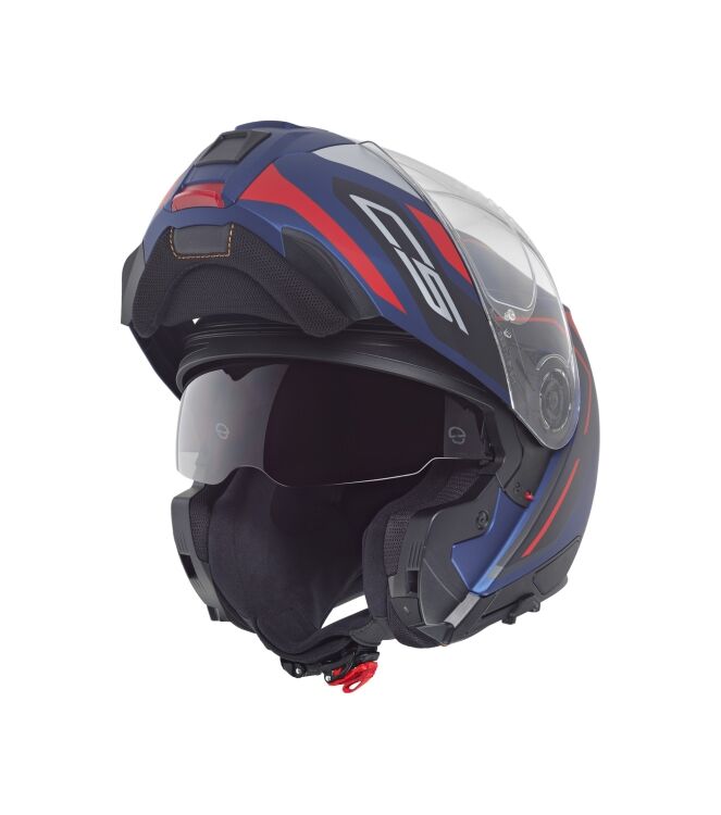 Schuberth C5 Omega blauw - rood